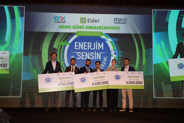 Enerji sektörüne enerji verecek yeni projeler 800 bin TL’lik Elder özel ödülünü aldı