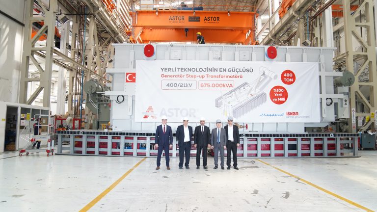 ASTOR ENERJİ 675 MVA GÜCÜNDE TRANSFORMATÖR ÜRETTİ