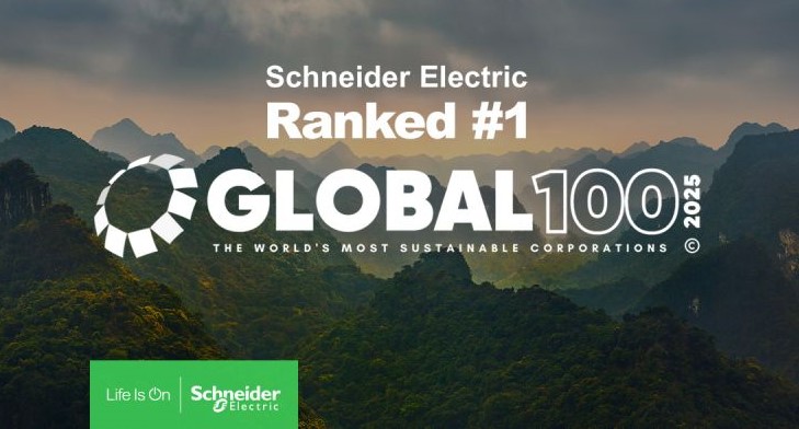 Schneider Electric, Sürdürülebilirlikte Bir Kez Daha Dünya Lideri Seçildi
